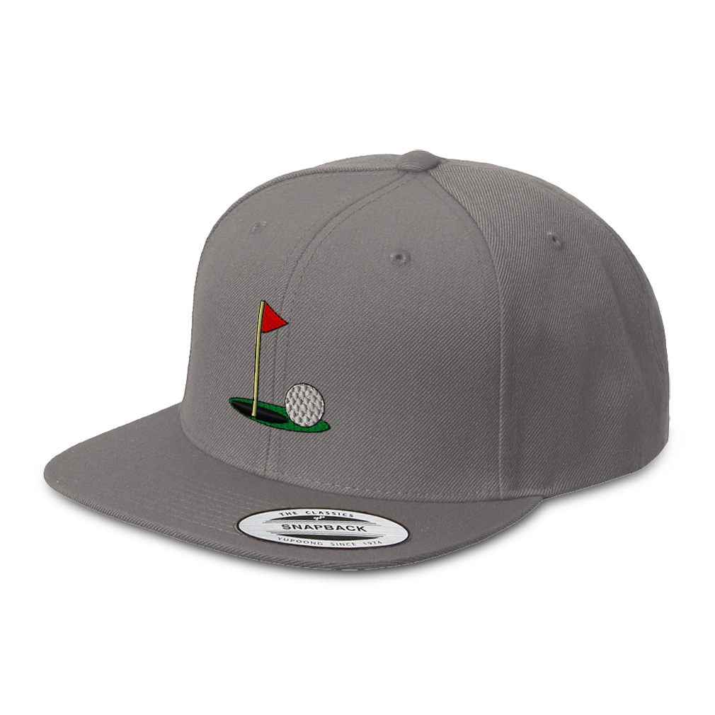 Ball On Green Snapback Baseball Cap For Men And Women