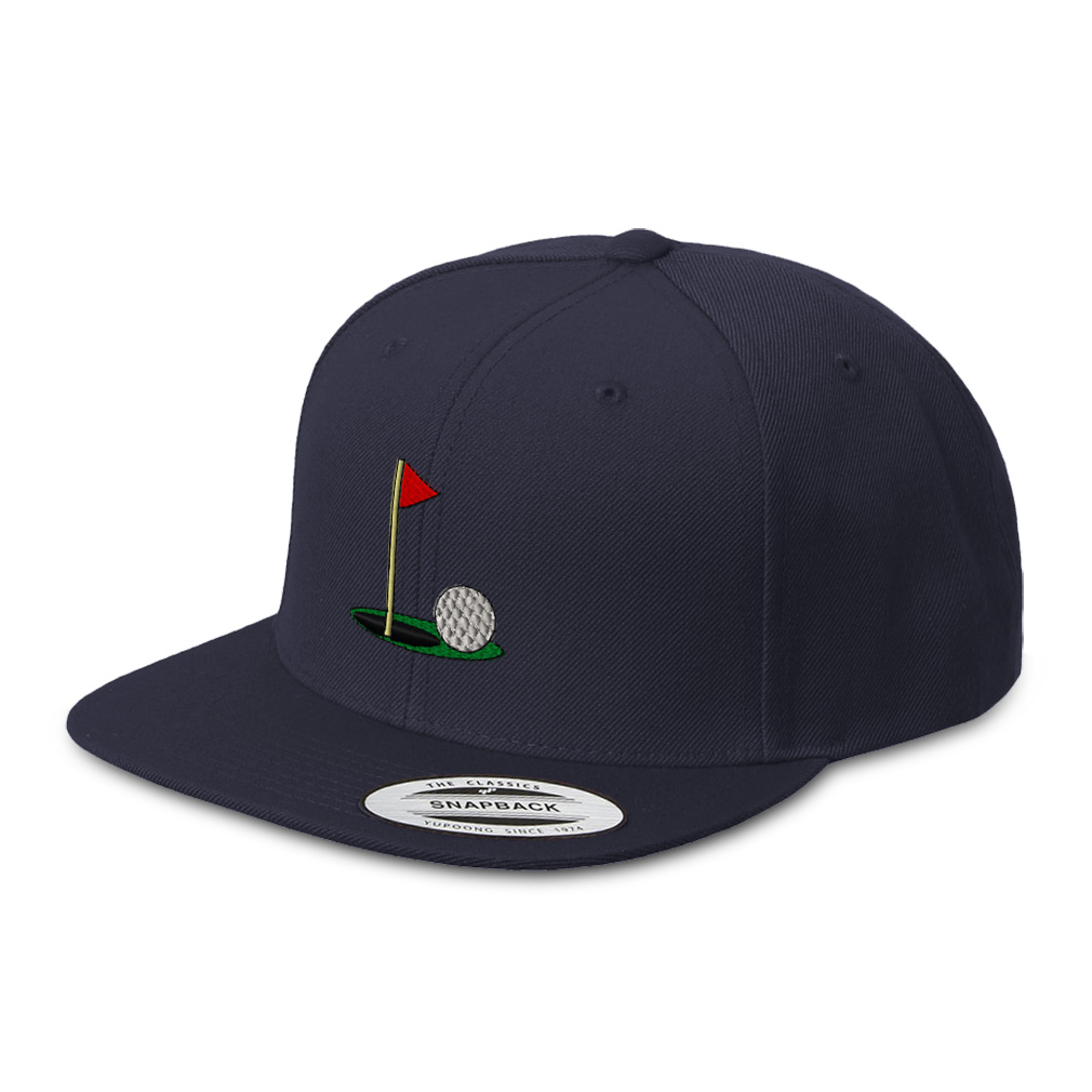 Ball On Green Snapback Baseball Cap For Men And Women