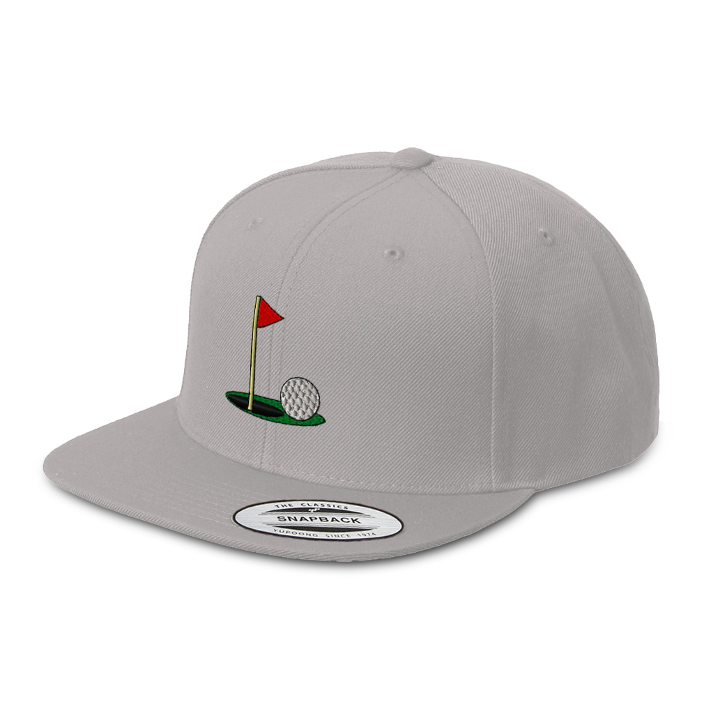 Ball On Green Snapback Baseball Cap For Men And Women